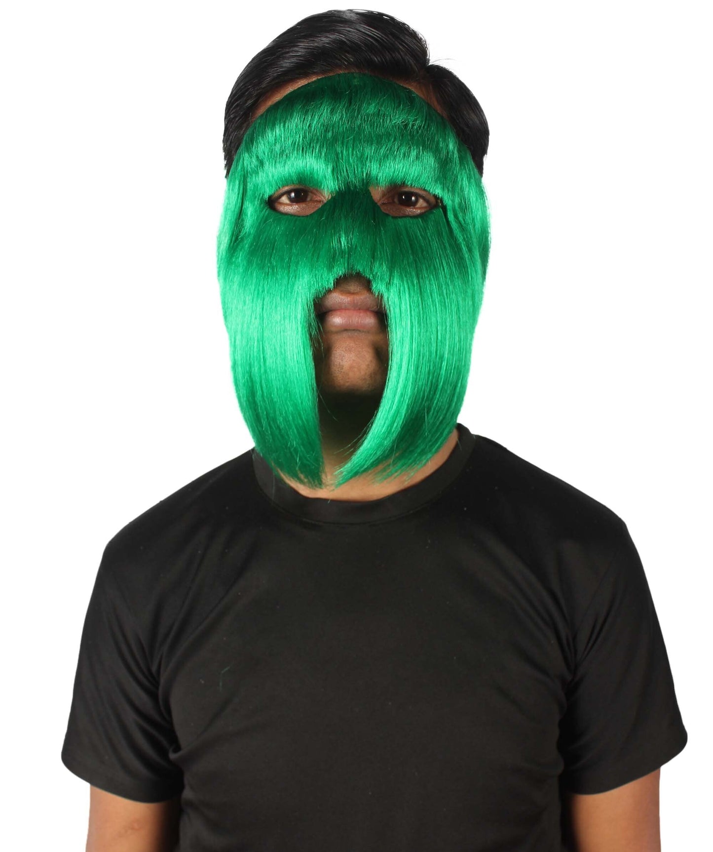 Green Carnival Eye Mask