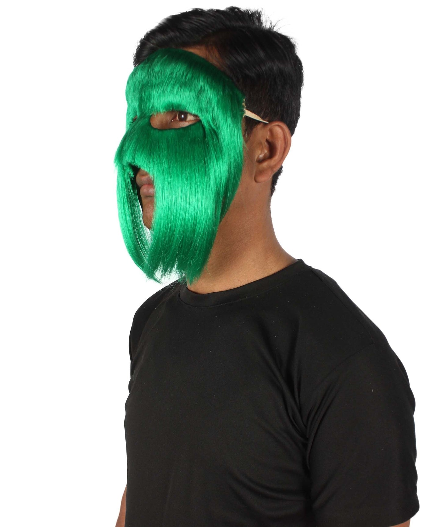 Green Carnival Eye Mask
