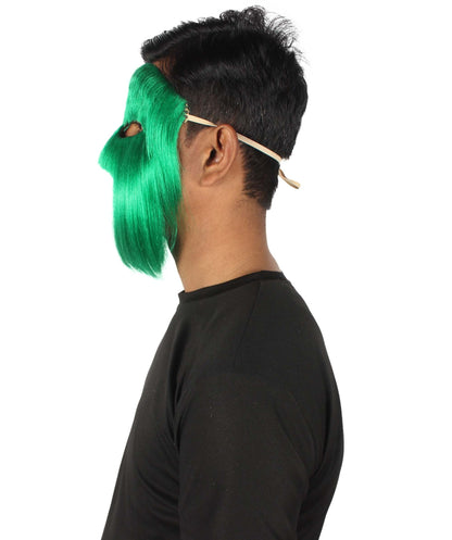 Green Carnival Eye Mask