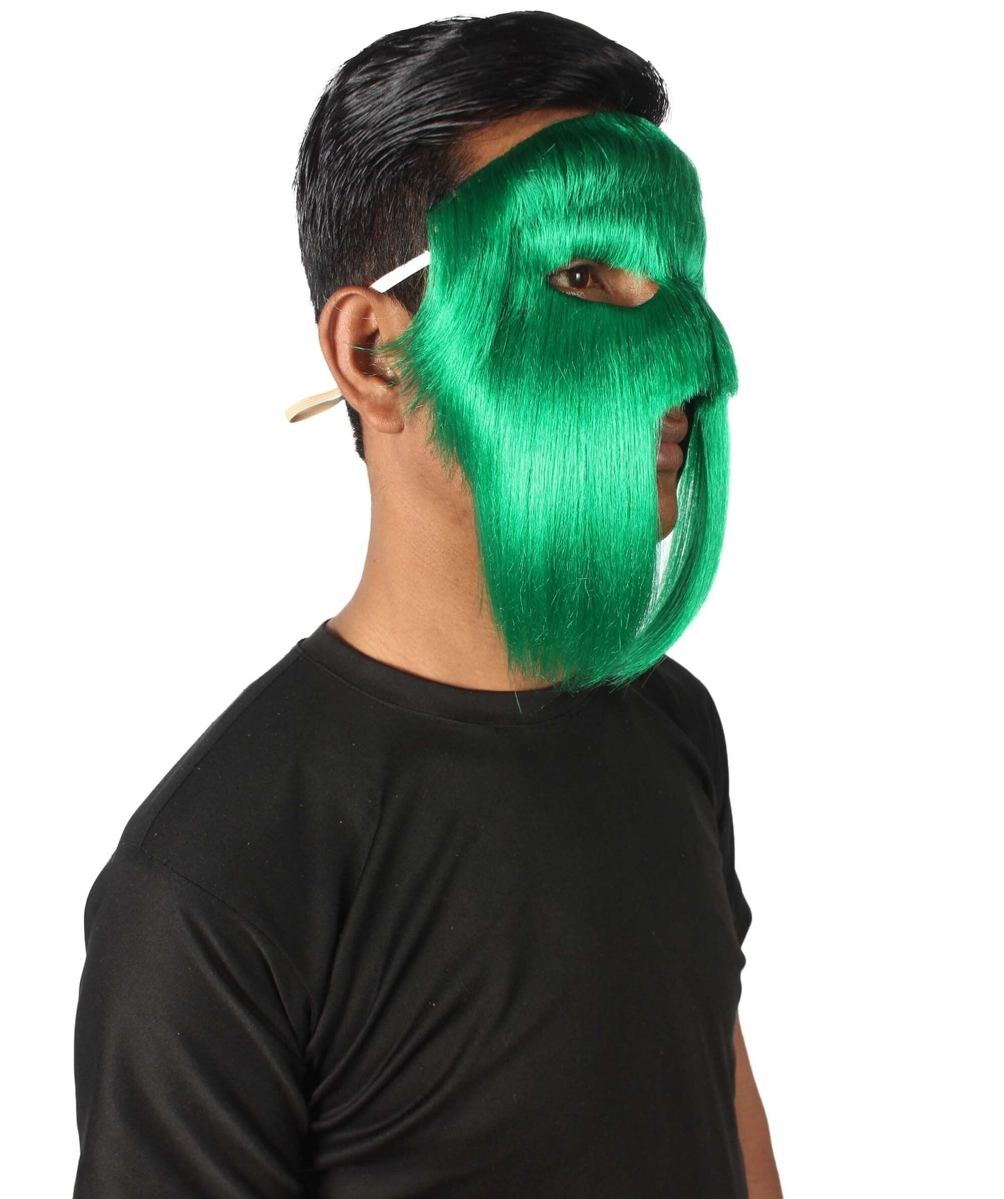 Green Carnival Eye Mask