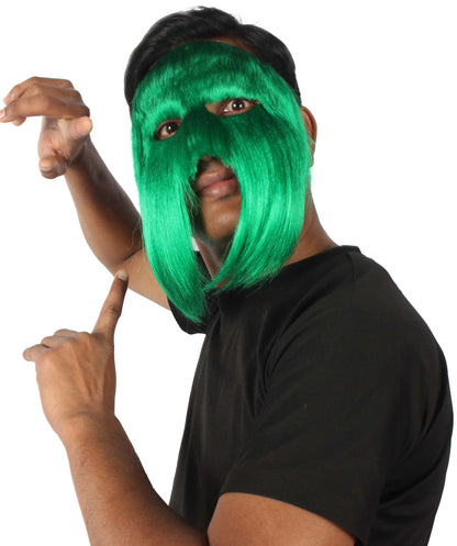 Green Carnival Eye Mask