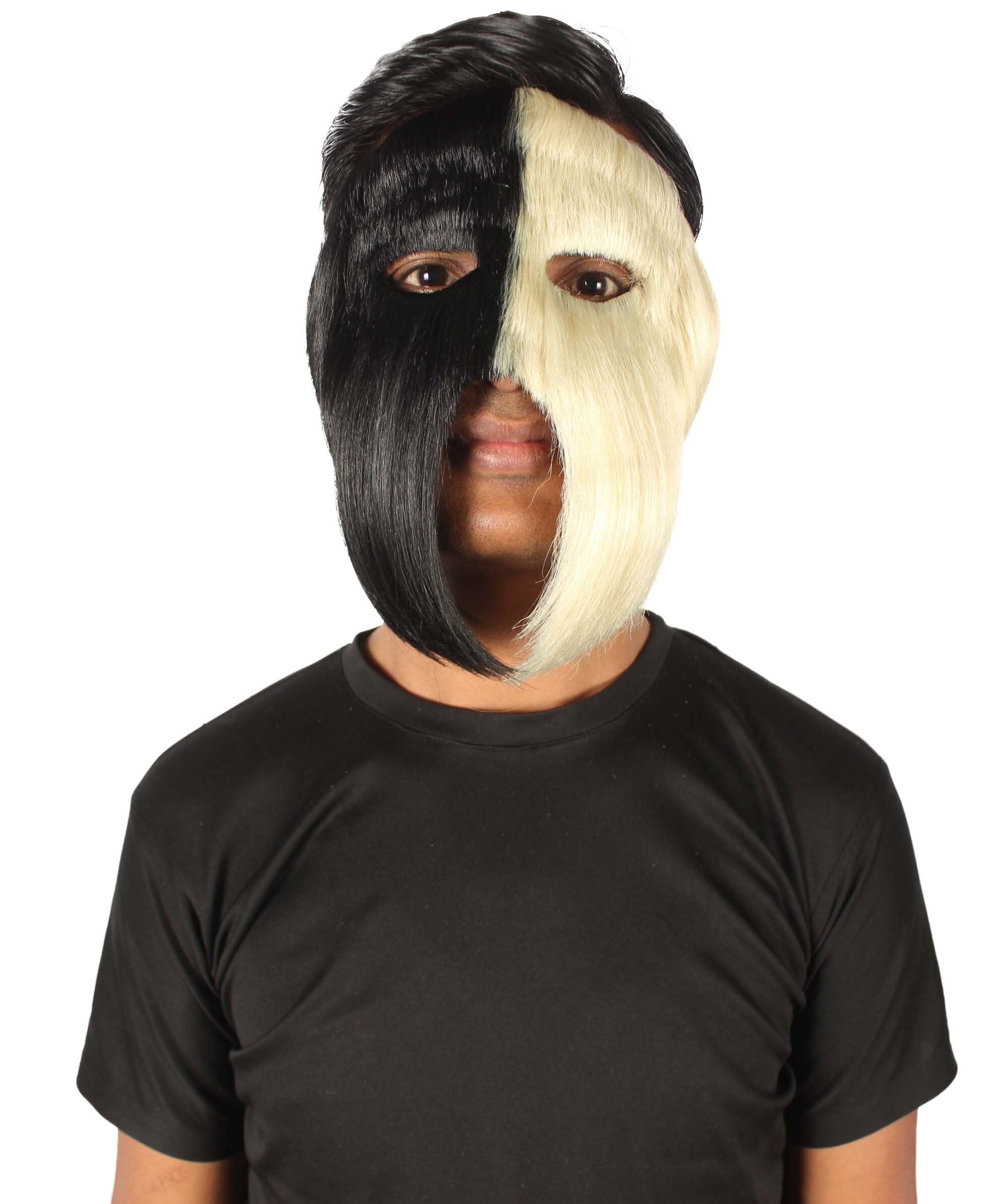 Blonde & Black Carnival Eye Mask