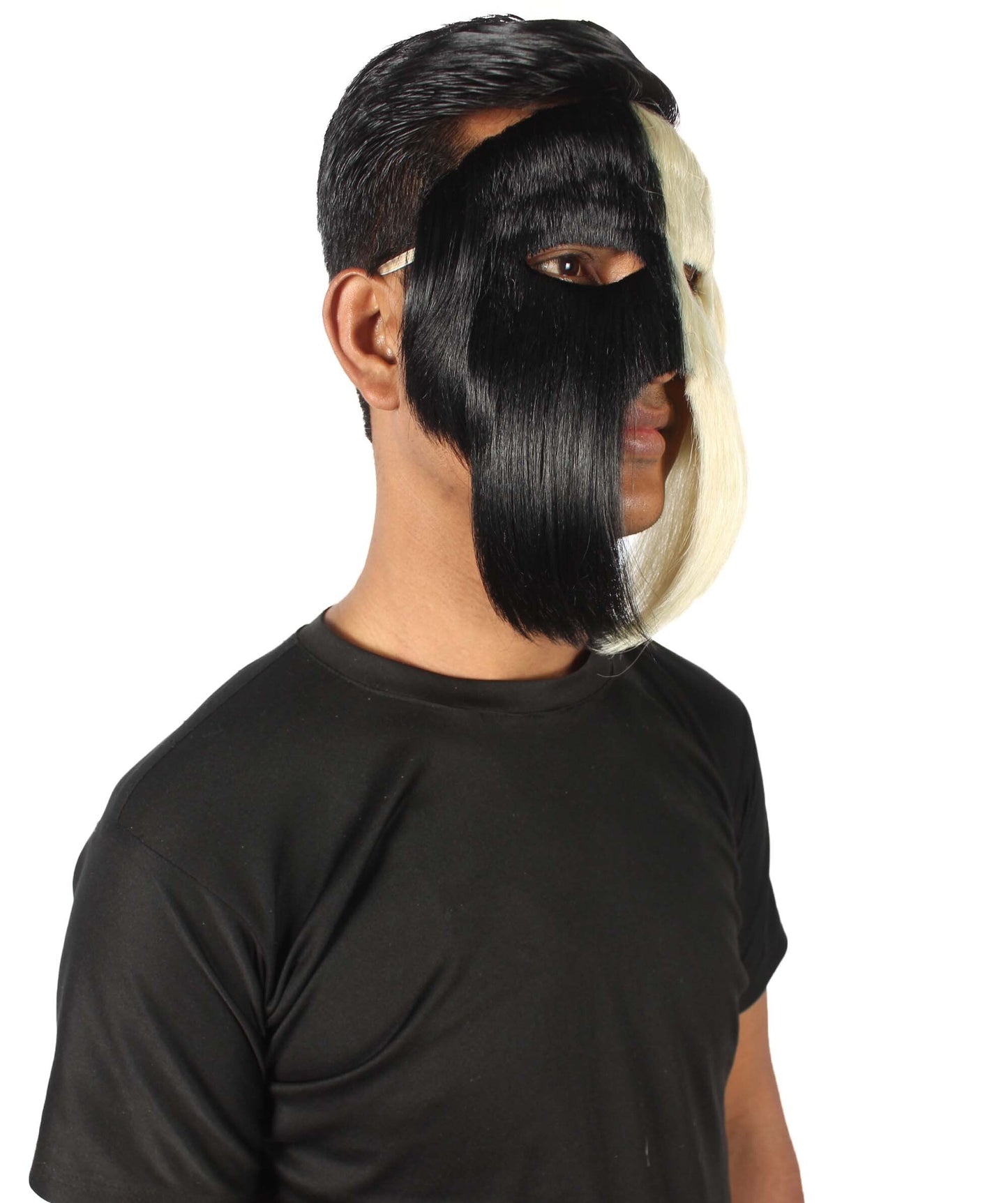 Blonde & Black Carnival Eye Mask