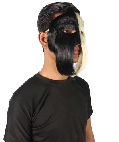 Blonde & Black Carnival Eye Mask