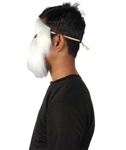 White & Black Carnival Eye Mask