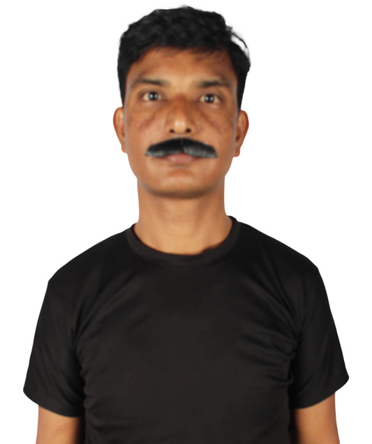 TV/Movie Fake Human Hair Mustache