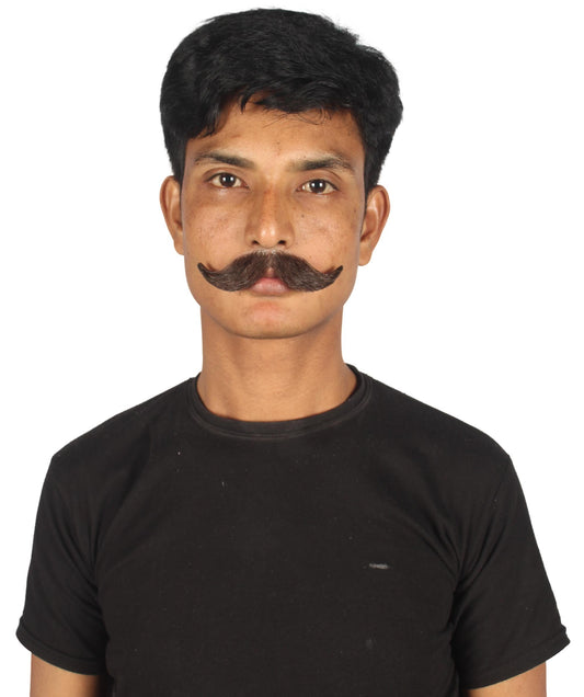 horseshoe style mustache