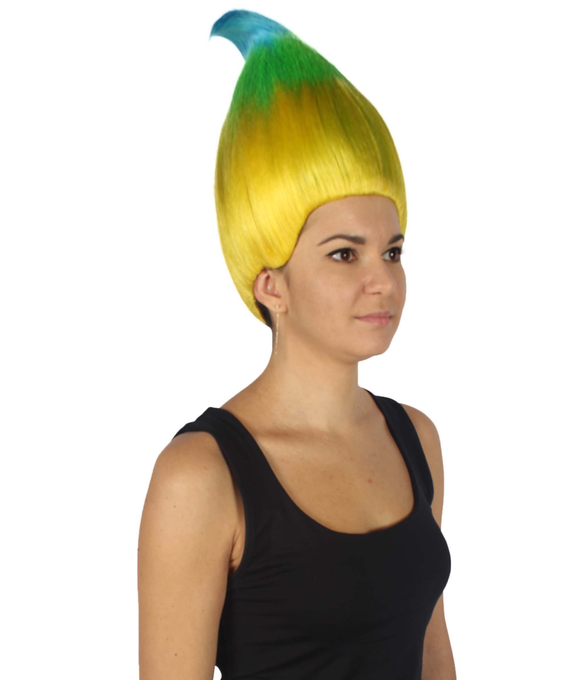 Green troll outlet wig