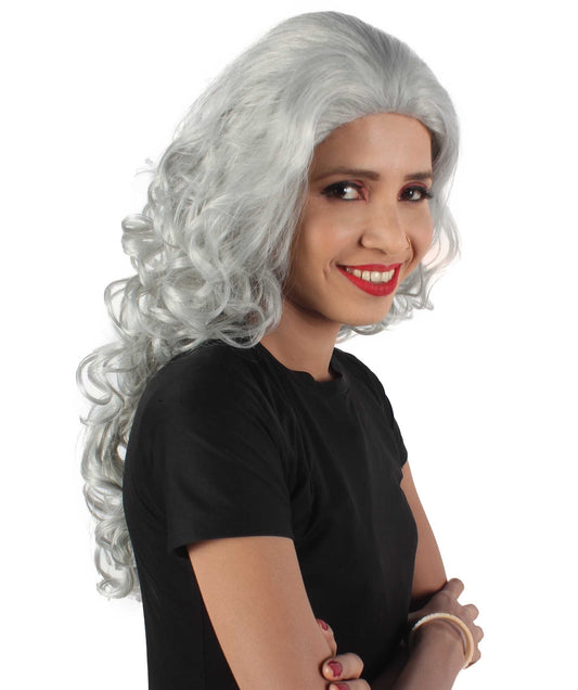 Dark Grey Disco Diva Wig 
