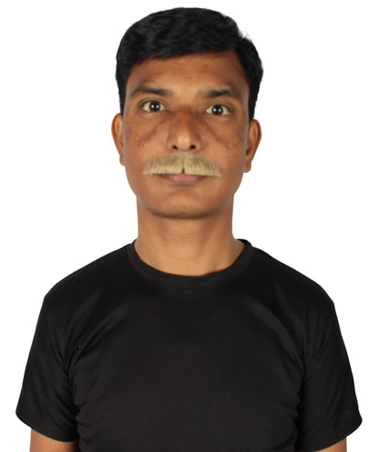 Men's facial mustache