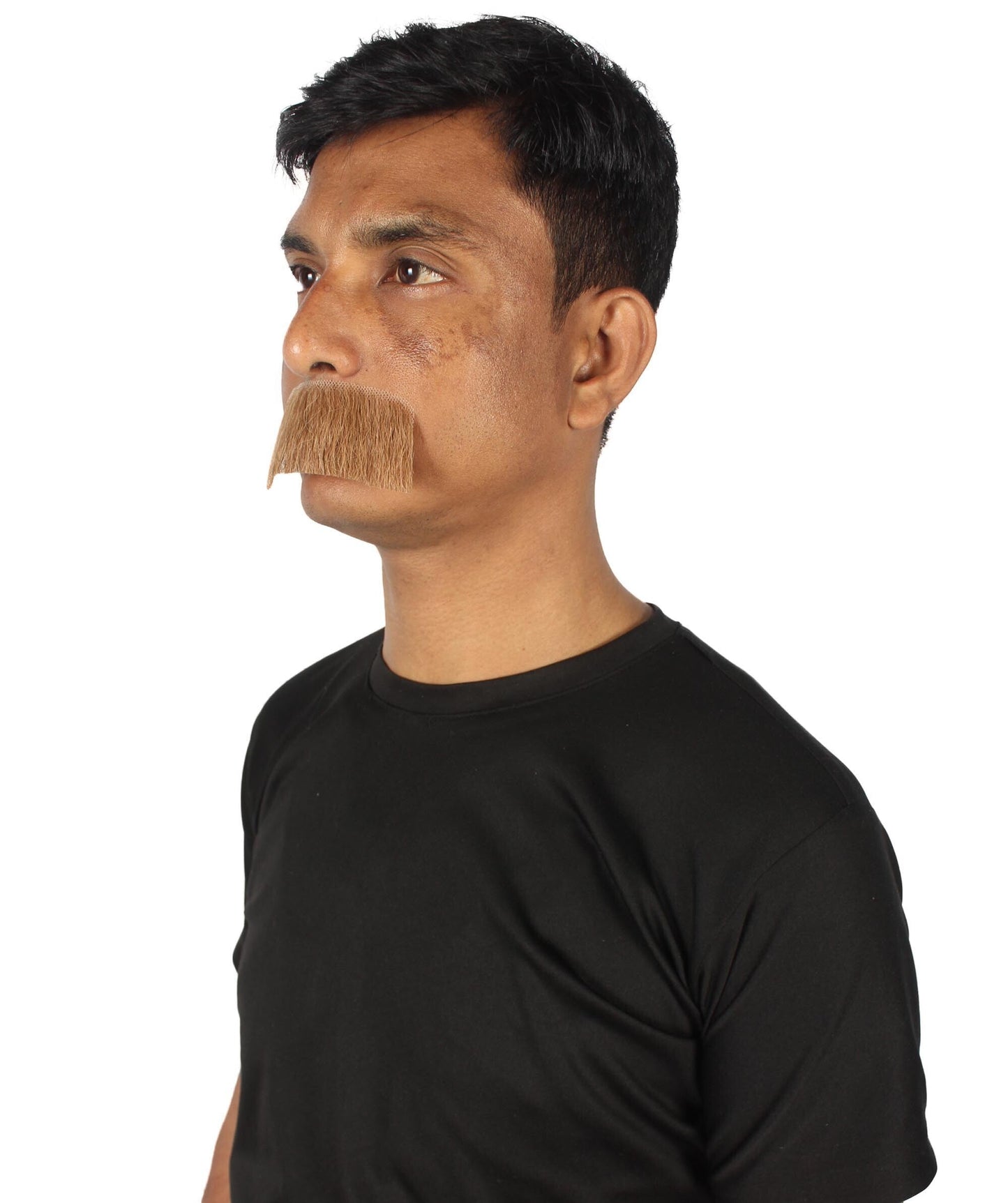 HPO Men's Human Hair Mustache Fancy Facial Hair