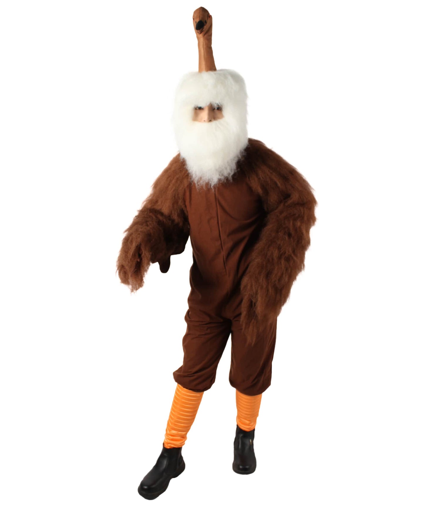 Unisex Vulture Full Fur Costume