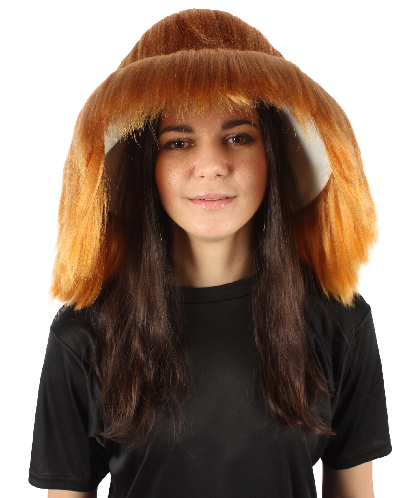Light Gold Unisex Multicolor Option Furry Bucket Hat Cosplay Accessory