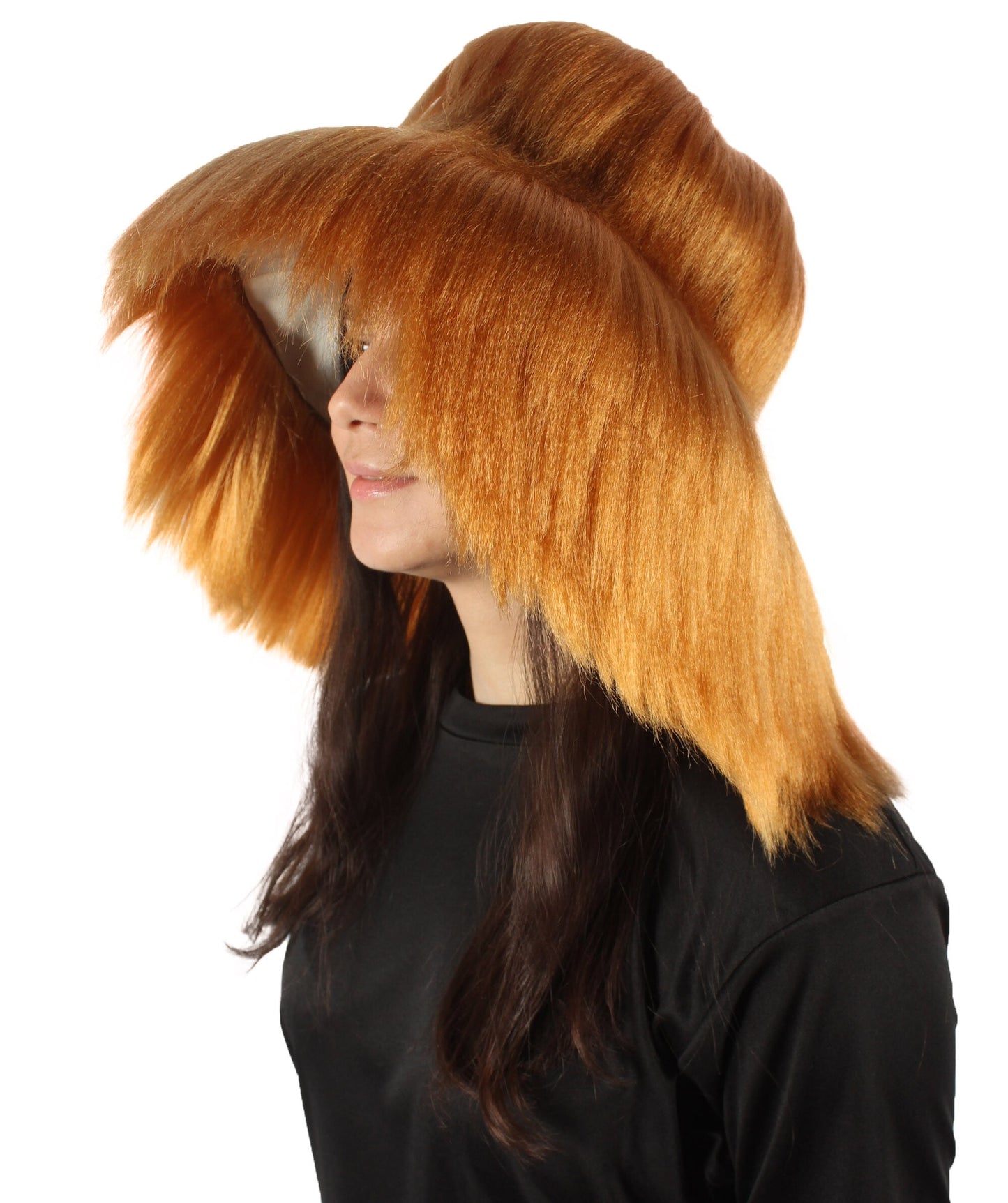 Light Gold Unisex Multicolor Option Furry Bucket Hat Cosplay Accessory,
