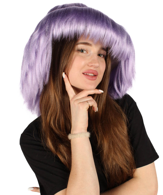 Purple Unisex Multicolor Option Furry Bucket Hat Cosplay Accessory,