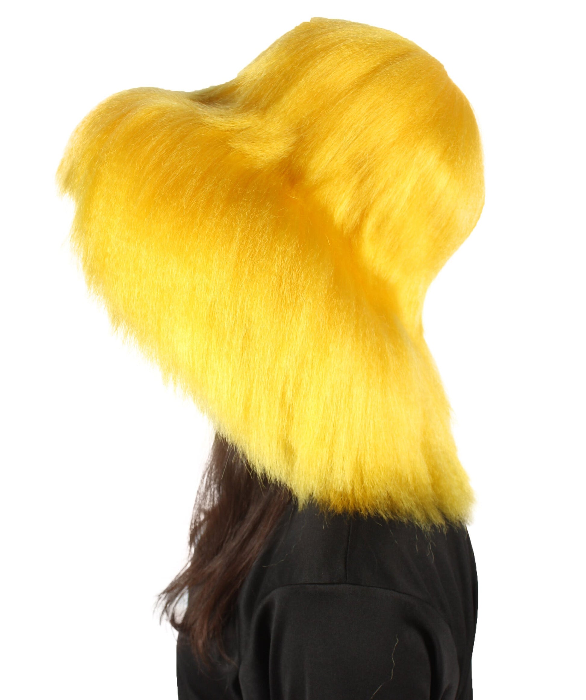 Unisex Multicolor Option Furry Bucket Hat Cosplay AccessoryYellow  Unisex Multicolor Option Furry Bucket Hat Cosplay Accessory,
