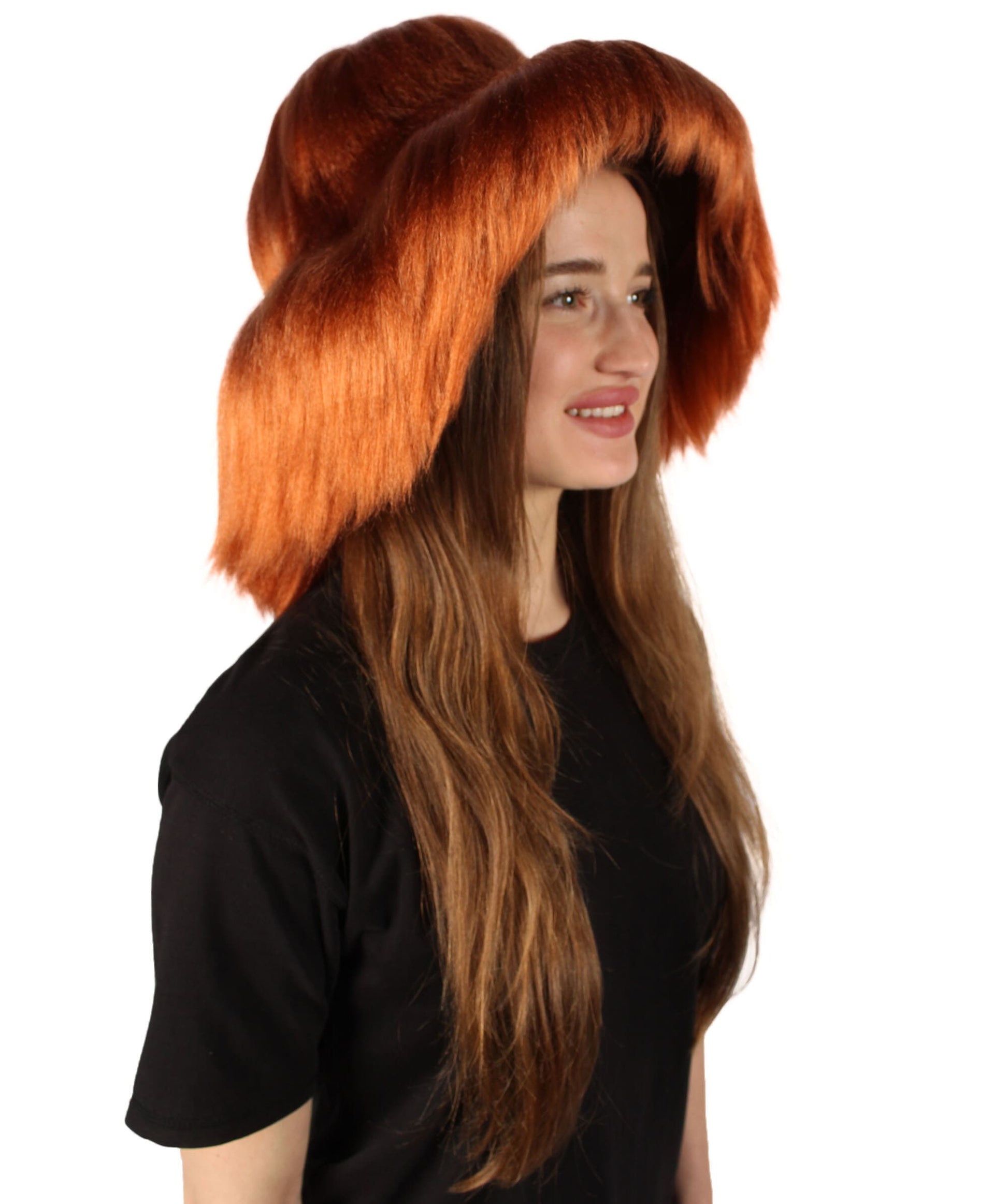 Sandy Brown Unisex Multicolor Option Furry Bucket Hat Cosplay Accessory
