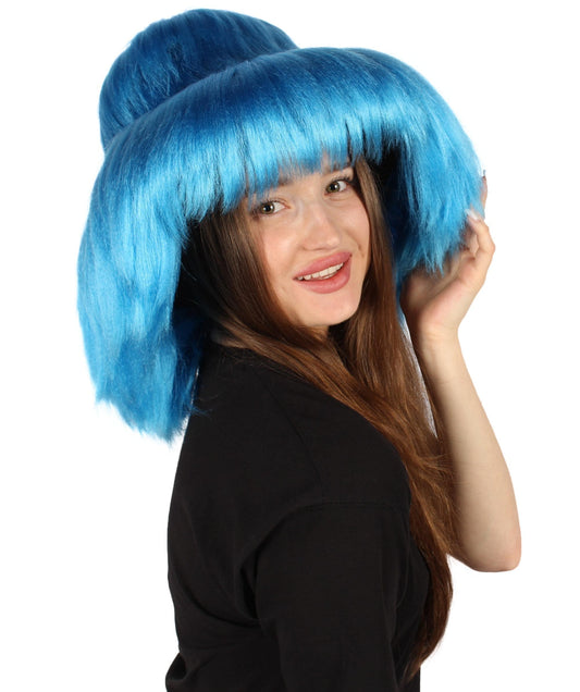 Sky Blue Unisex Multicolor Option Furry Bucket Hat Cosplay Accessory