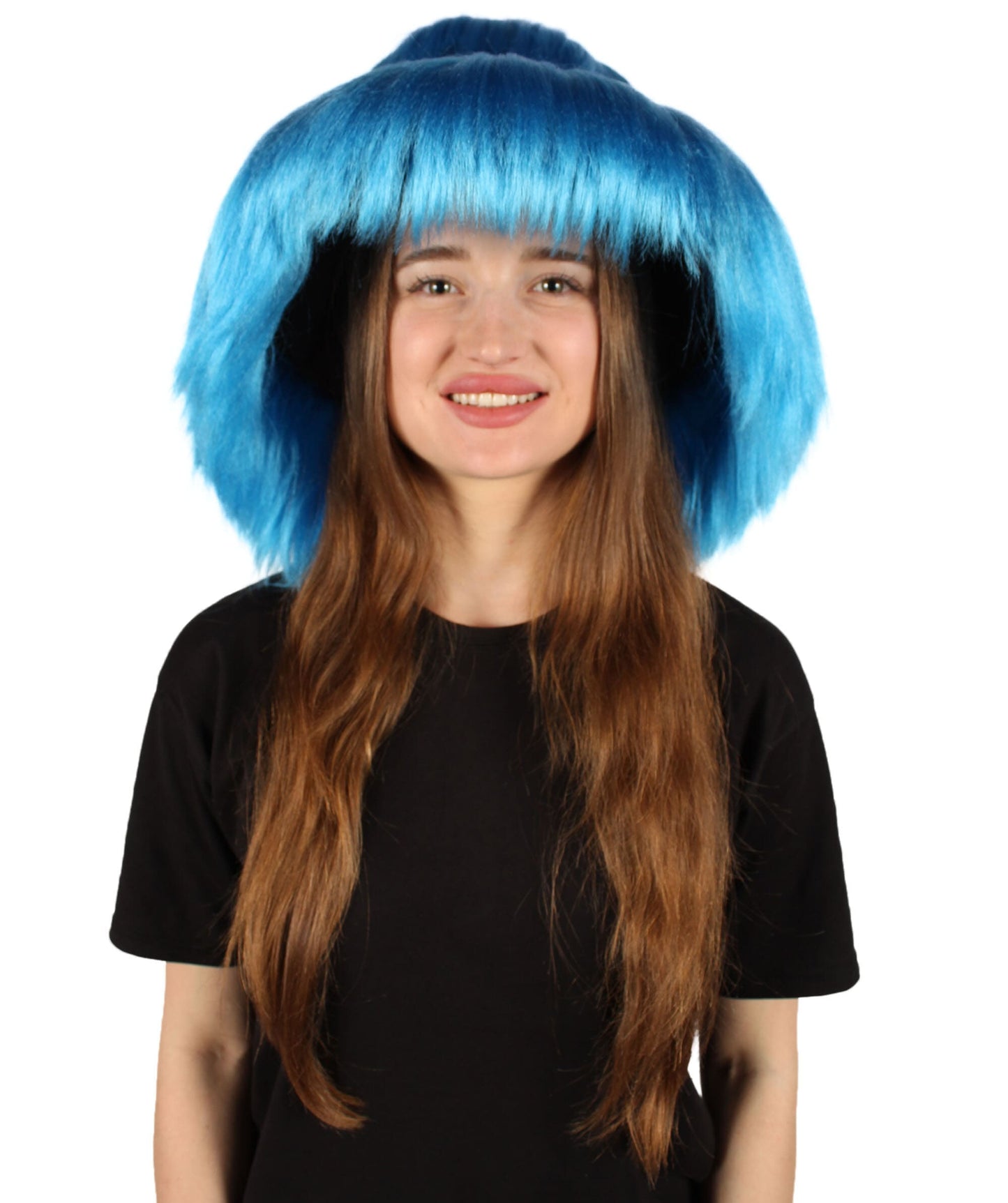 Sky Blue Unisex Multicolor Option Furry Bucket Hat Cosplay Accessory