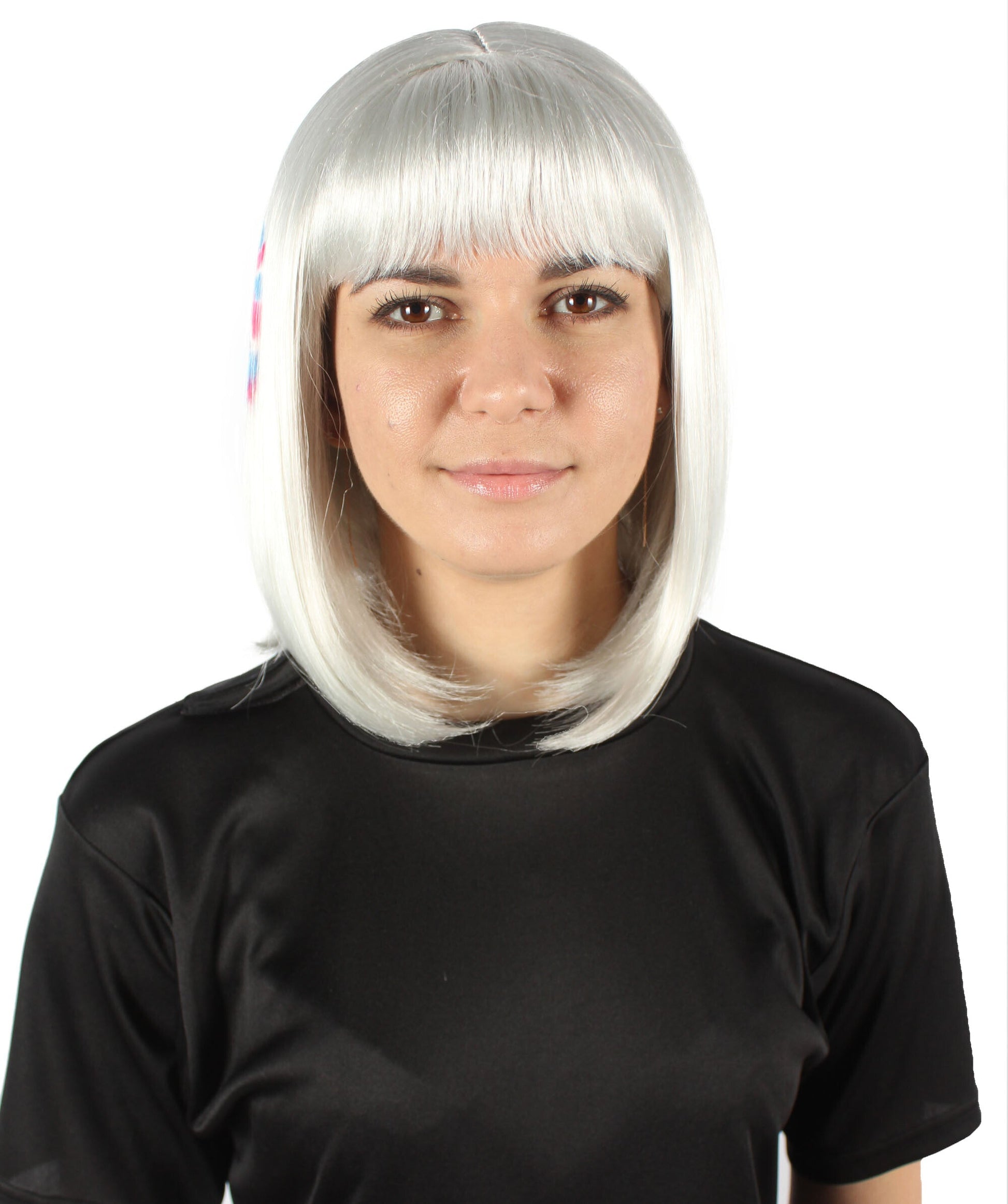 USA flag-themed bob wig