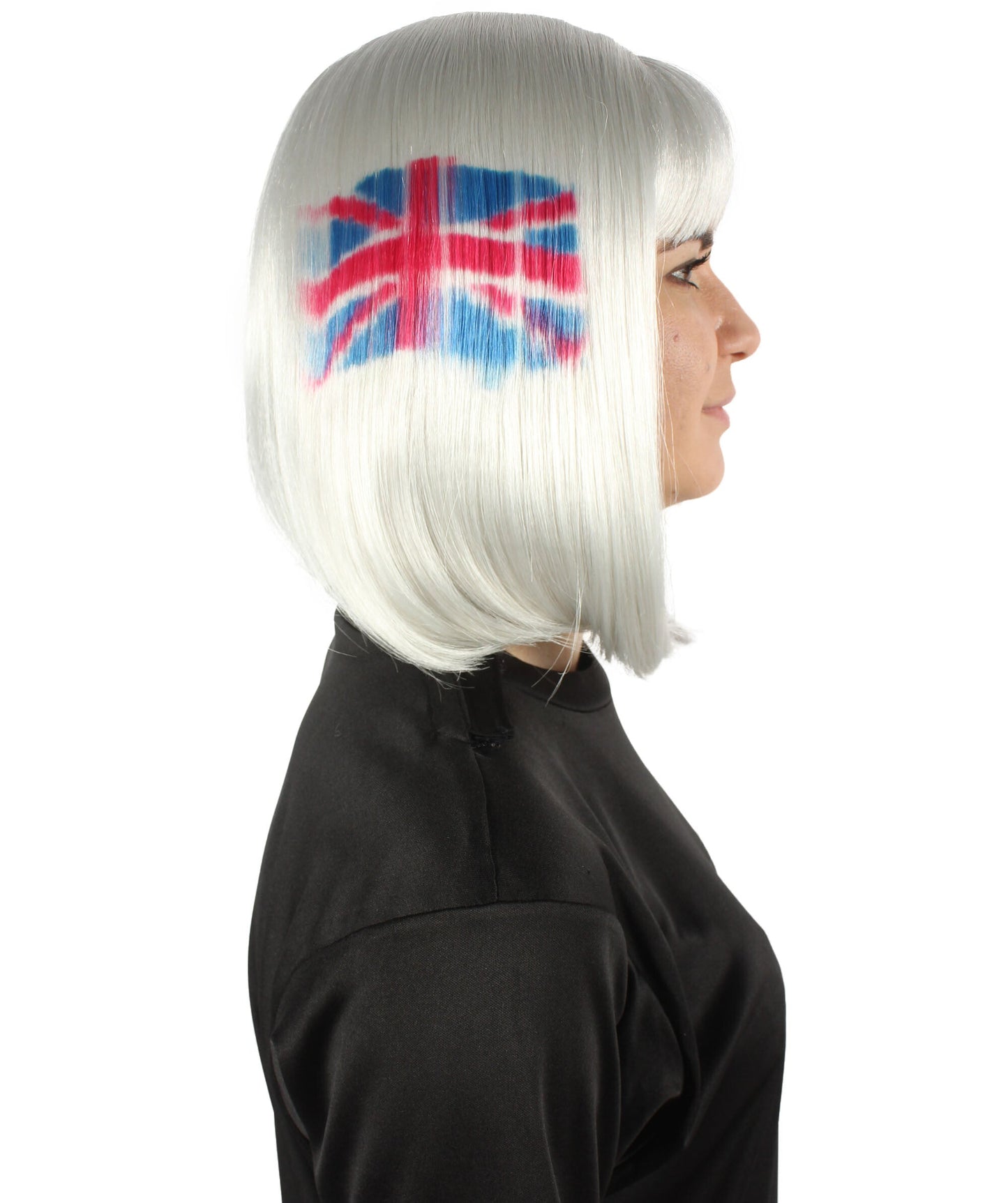 USA flag-themed bob wig