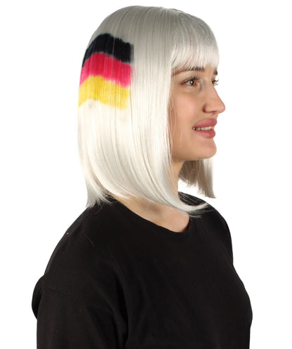 USA flag-themed bob wig