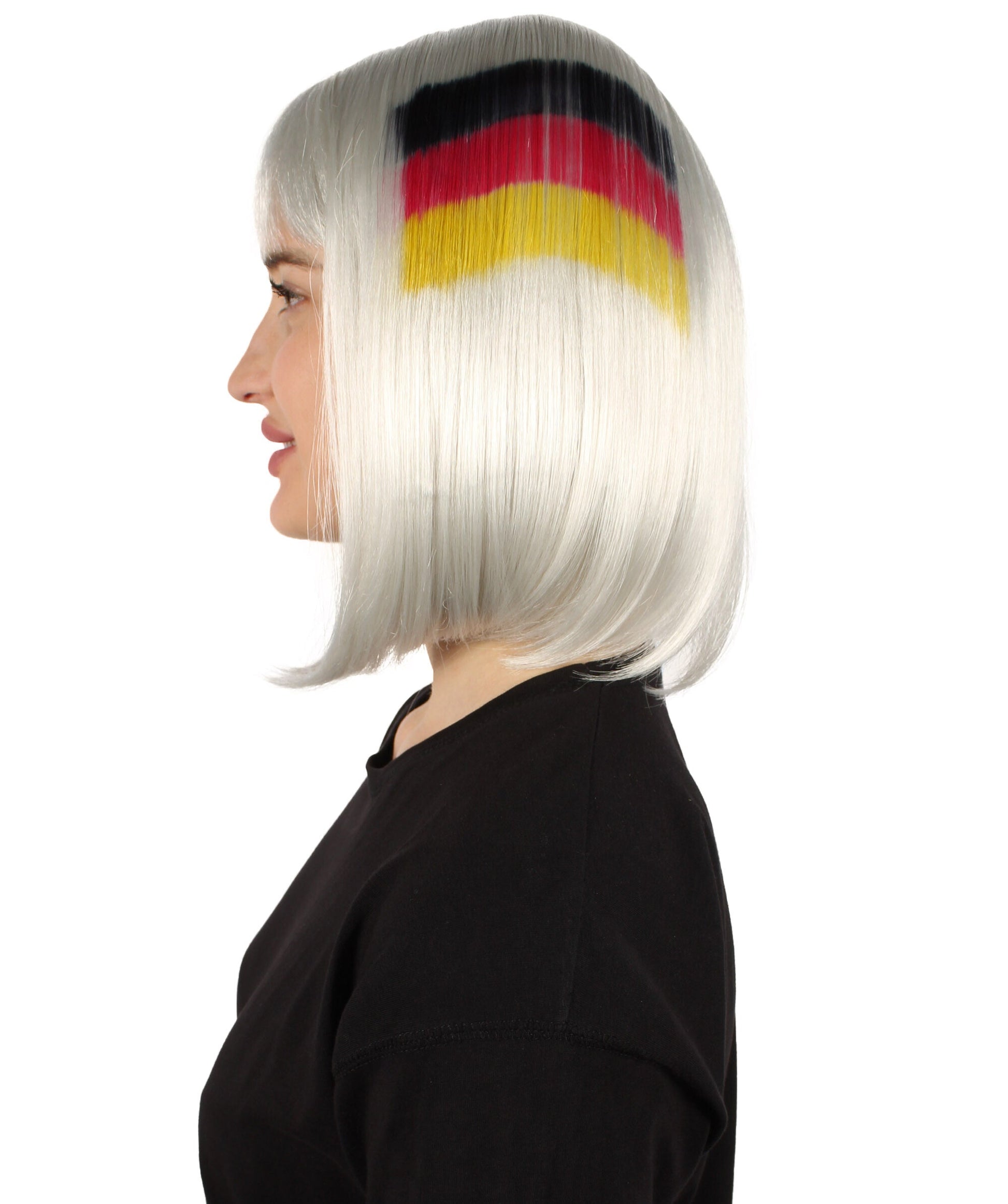 USA flag-themed bob wig