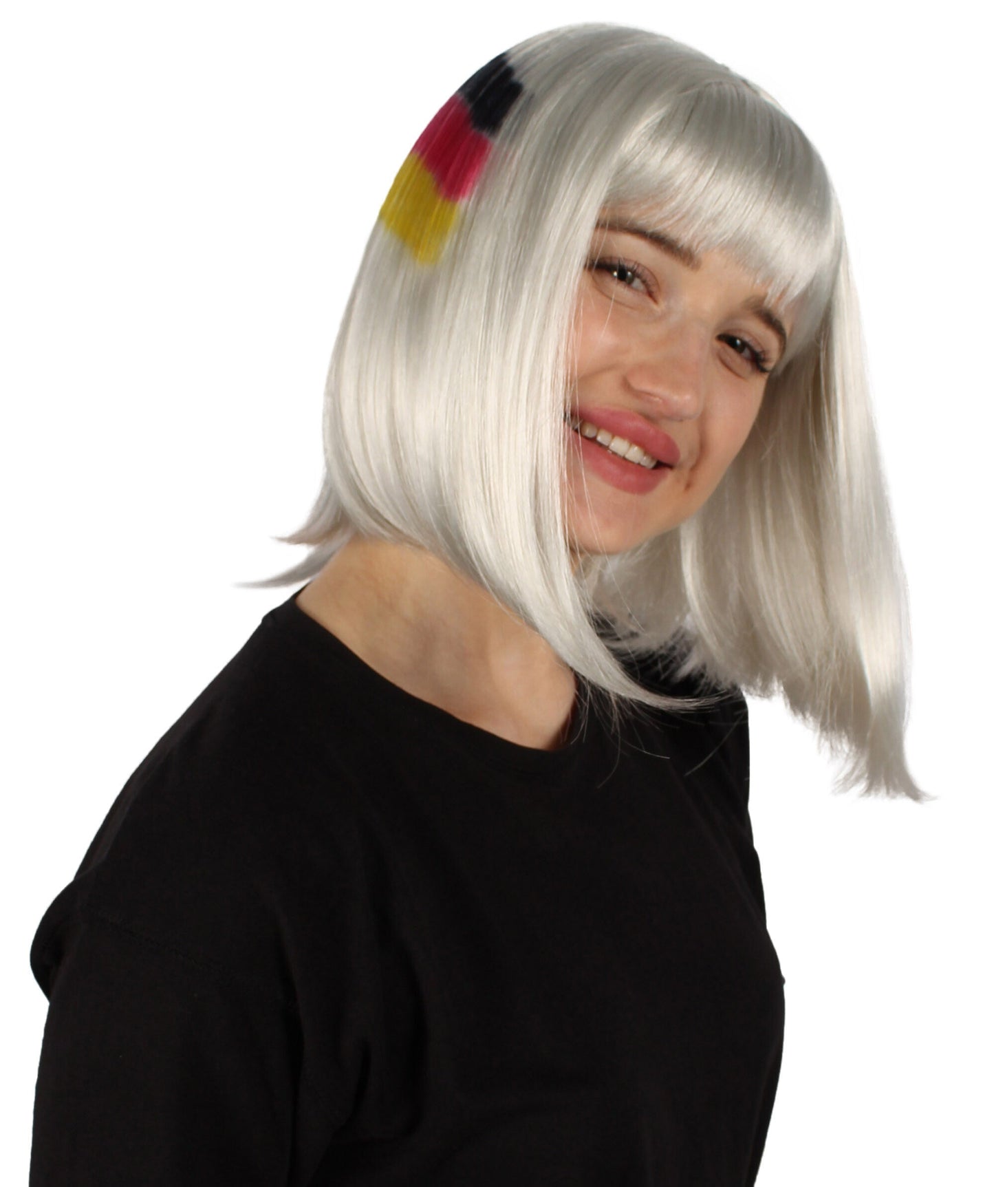 USA flag-themed bob wig