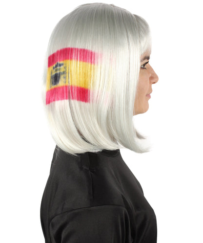 USA flag-themed bob wig
