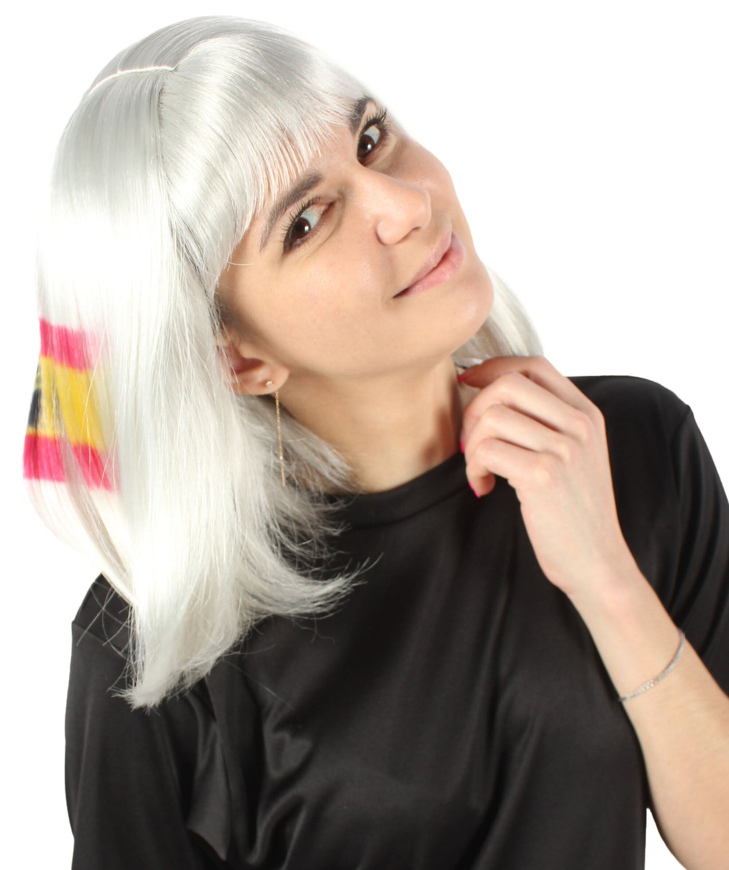 USA flag-themed bob wig