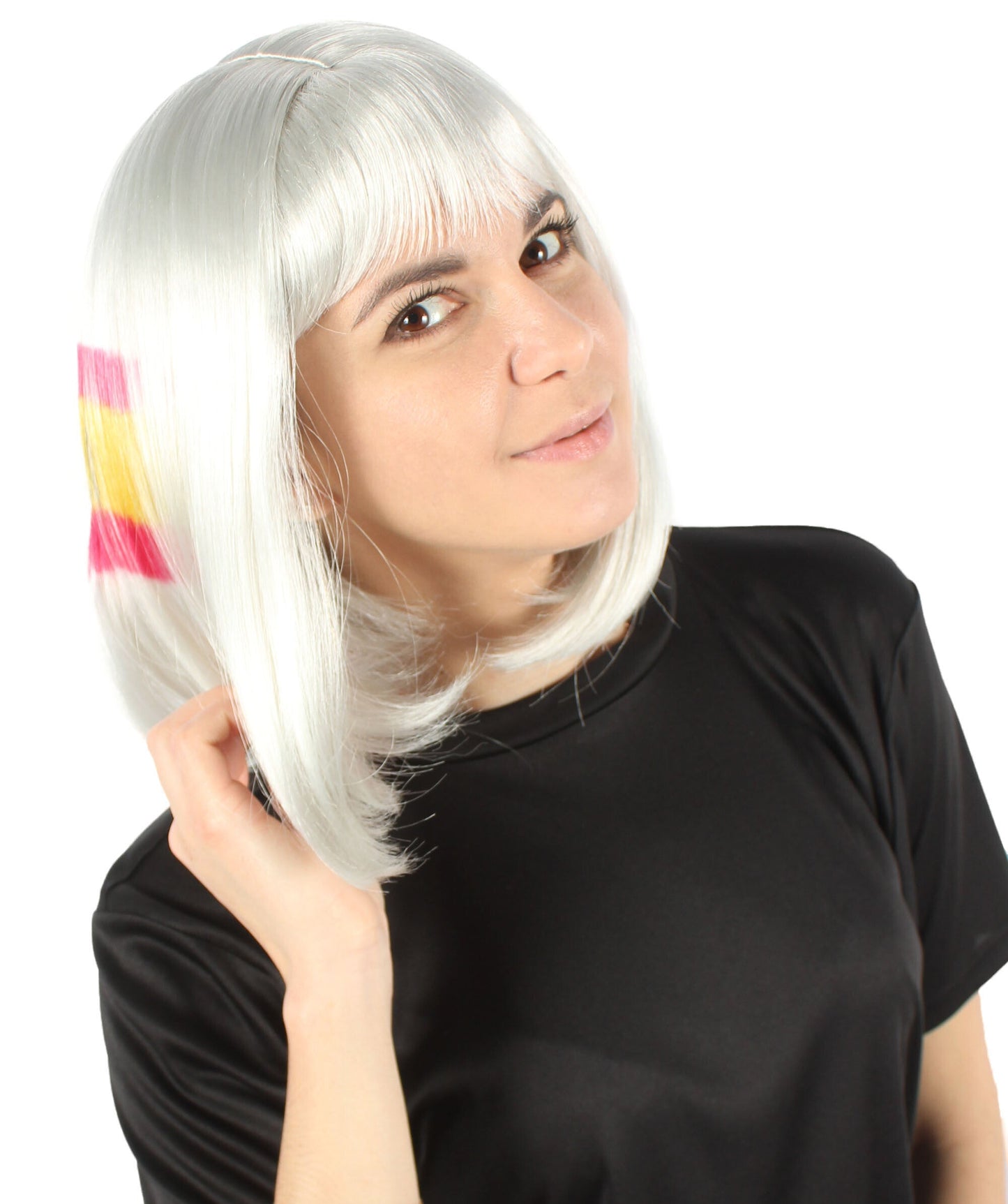 USA flag-themed bob wig