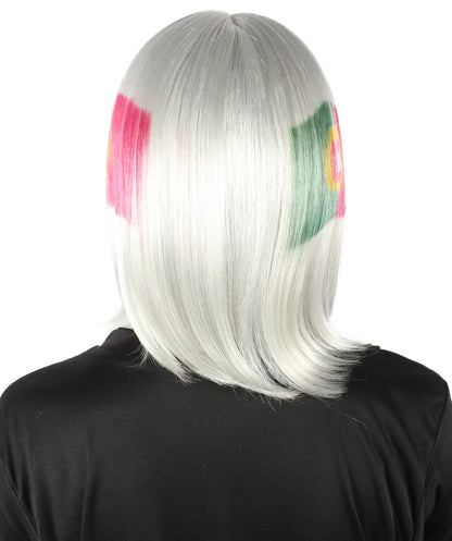 USA flag-themed bob wig