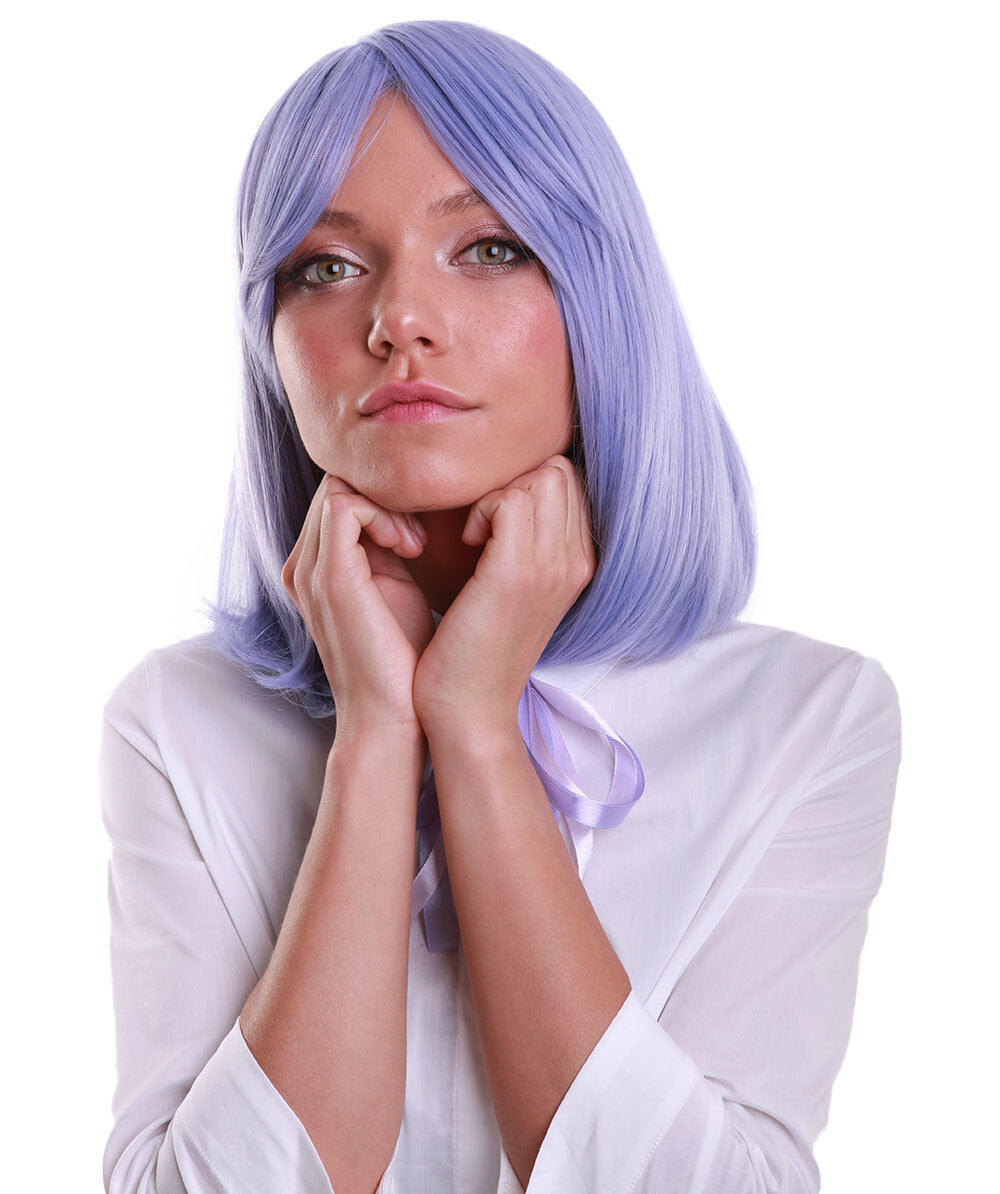Soft lavender Bob Wig
