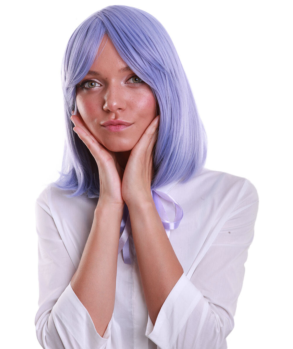 Soft lavender Bob Wig