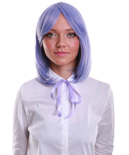 Soft lavender Bob Wig