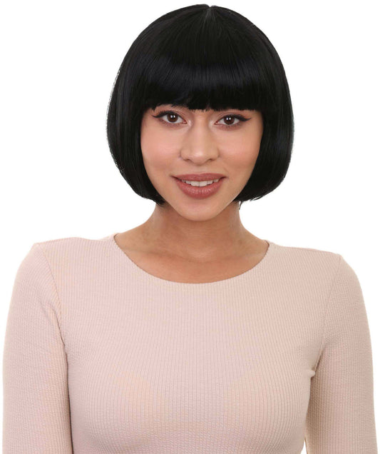 Black Short Bob Style Wig