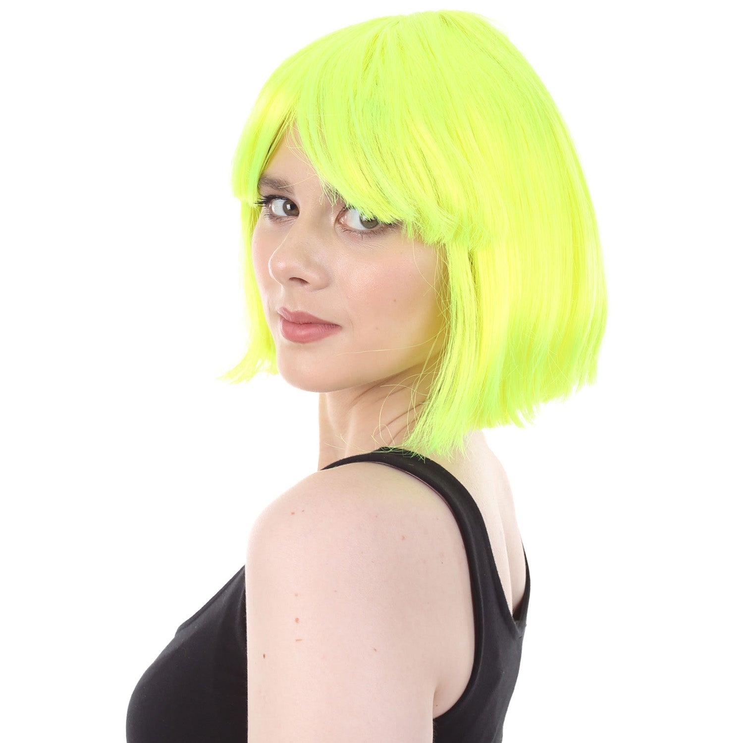 Neon Green Bob Wig