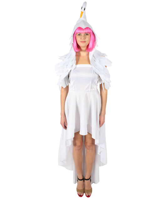 Women's Ash Dress Swan Costume Bundle