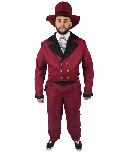 Men's Red Ringmaster Costume Bundle