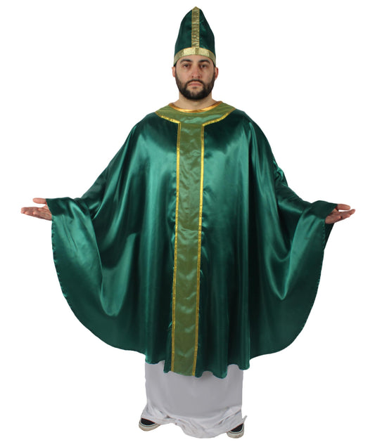 Men's St Patrick's Day Celebration Costume and Green Hat