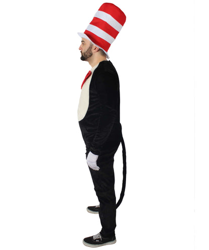  Men's Cat Hat Jumpsuit Costume