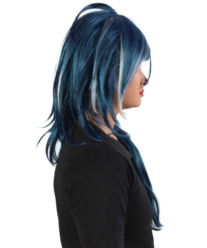 Unisex Anime Kaeya Role-playing Anime Cosplay Navy-Blue Wig