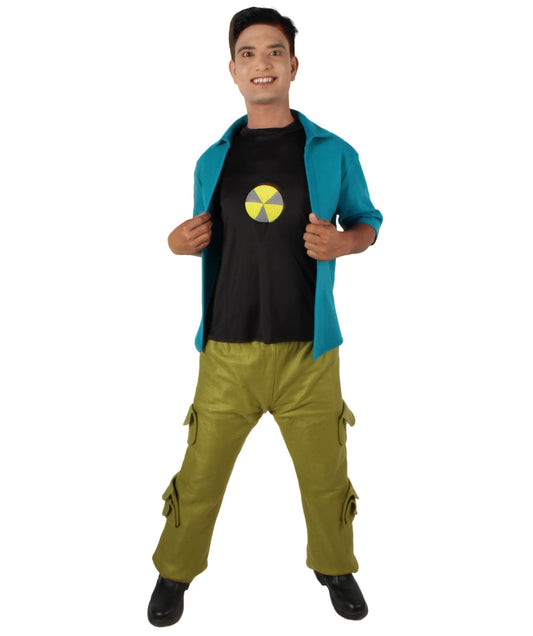 Men’s Cartoon Character Green Super Smarty Pants Costume