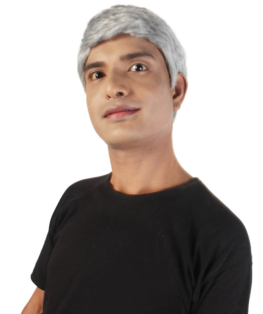 US Chief Pandemic Frantic Fauci Doctor Grey Silly Wig
