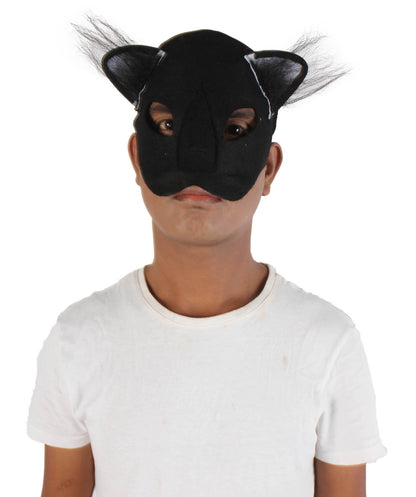 Unisex Black Cat Mask Costume Accessory