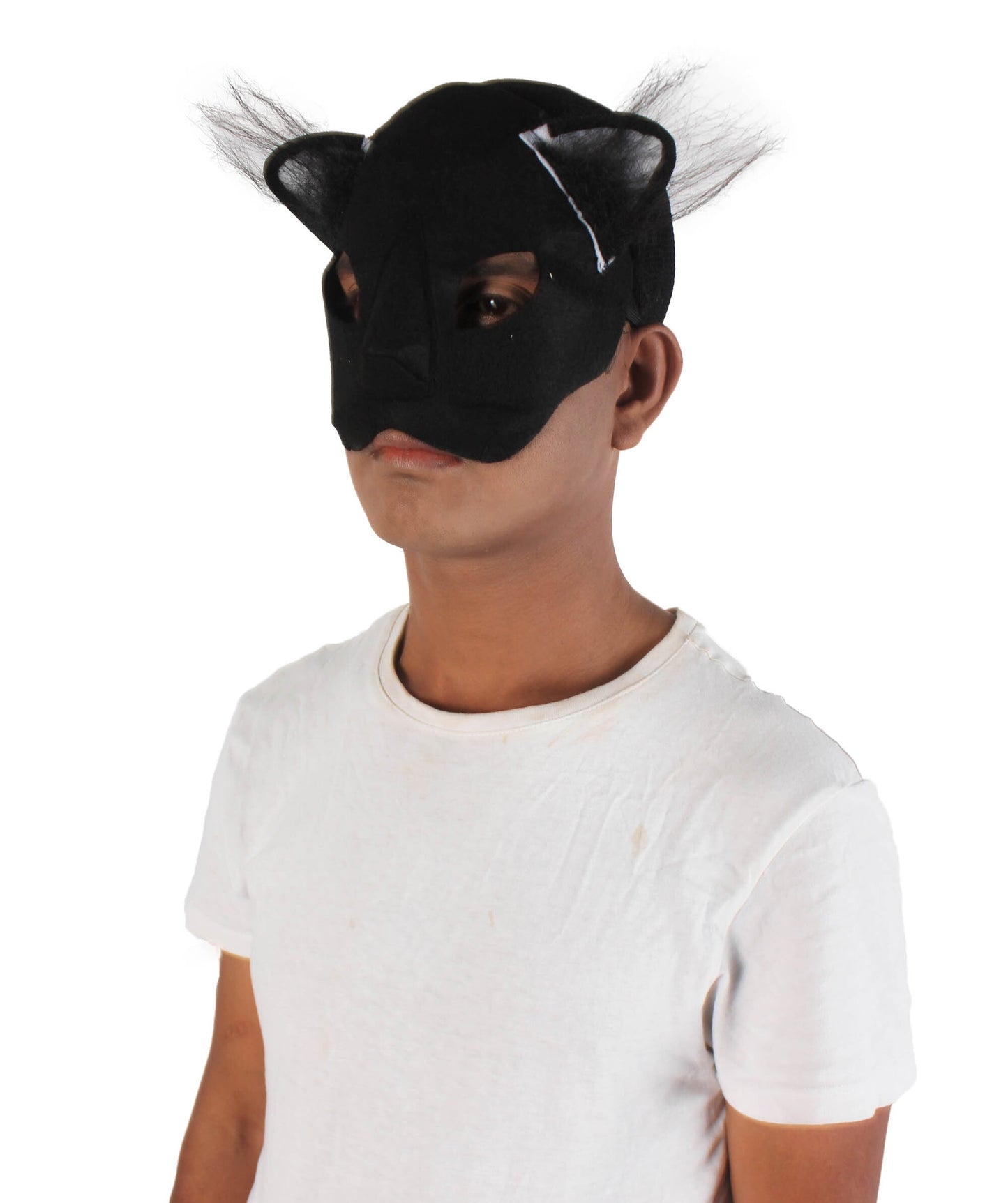 Unisex Black Cat Mask Costume Accessory