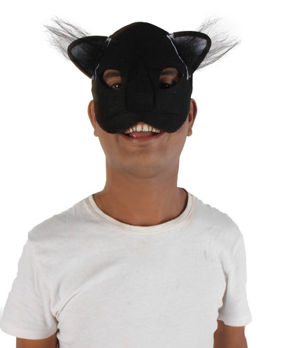 Unisex Black Cat Mask Costume Accessory