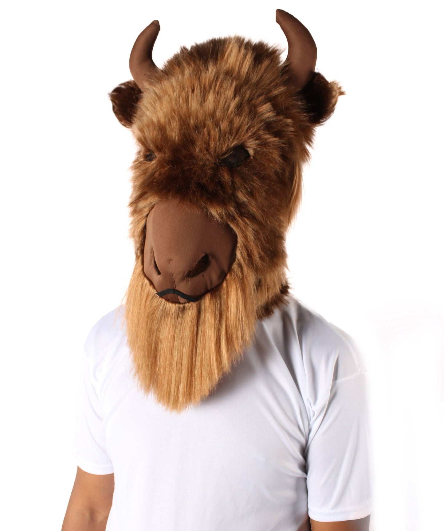Unisex Brown Yak Bull Ox Mask