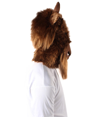 Unisex Brown Yak Bull Ox Mask