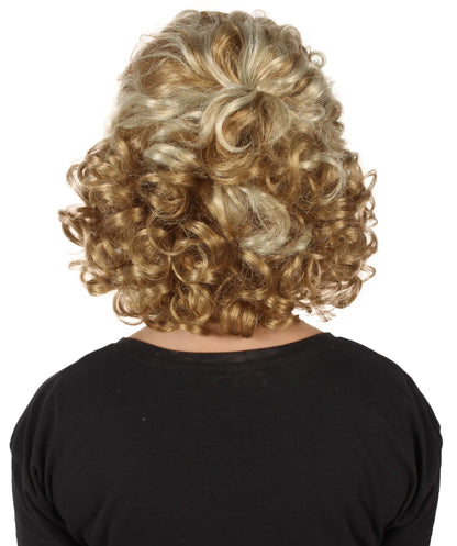 Women’s Historical TV Shows Martha Mitchell Blonde Bouffant and Flipped-out Bob Wig I Flame-retardant 100% Synthetic Fiber Fancy Wig